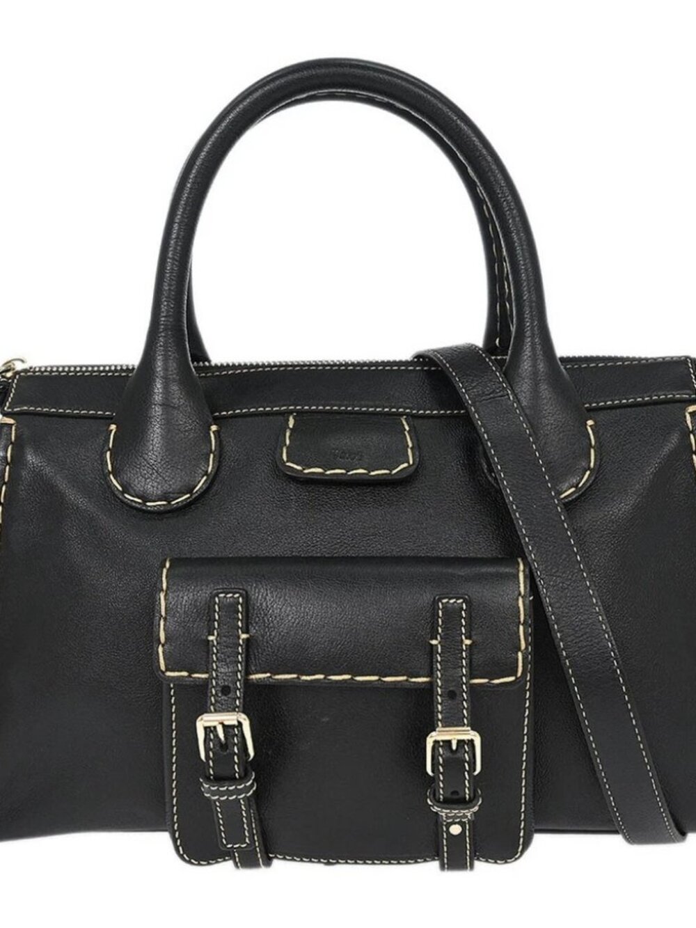 Chloe Black Edith 2way Handbag 04215765-1